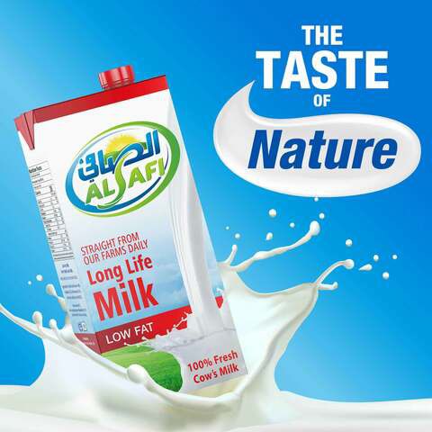 Al Safi UHT Milk Low Fat 1L