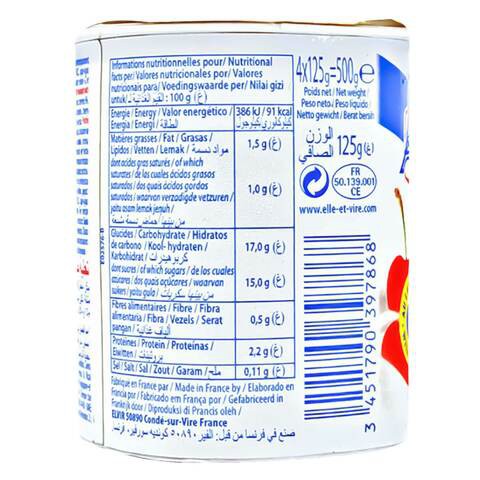 Elle &amp; Vire Mixed Berries Fruit Yoghurt 125g