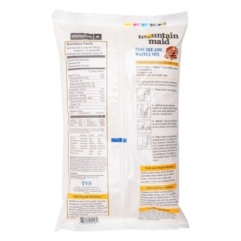 Mountain Maid Pancake/Waffle Mix Powder (6 X 2.27Kg) Bags