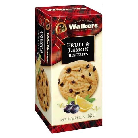 Walkers Fruit And Lemon Biscuits 150g