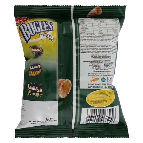 Tiffany Bugles Chili Crispy Corn Snacks 100g