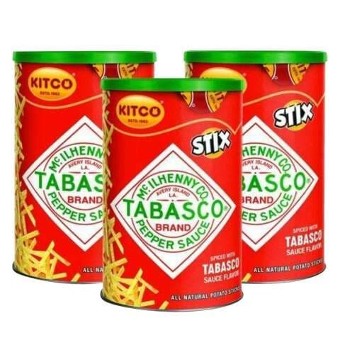 Kitco Tabasco Pepper Sauce Potato Stix 45g x Pack of 6