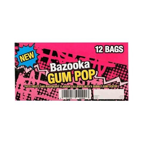 Bazooka Gum Pop Share Bag 140g x12