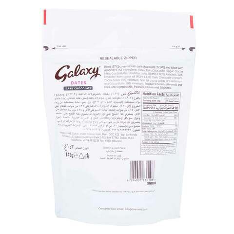 Galaxy Dates Dark Chocolate 143g