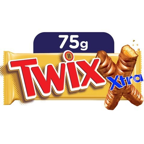 Twix Extra Chocolate Bar 75g