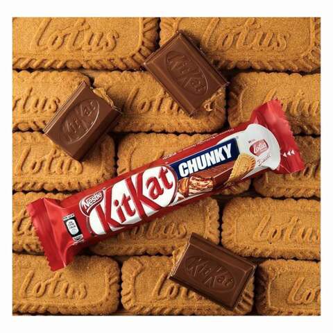 Nestle Kit Kat Chunky With Lotus Biscoff Chocolate Bar 41.5g