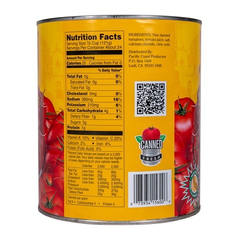 Mission Pride Diced Tomatoes, USA (2.89Kg X 6)