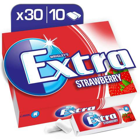 WRIGLEY'S EXTRA STRAWBERRY 14GX30