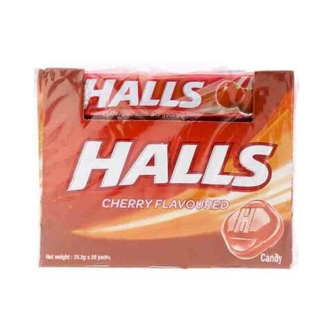 Halls Cherry Candy 25.2g x20