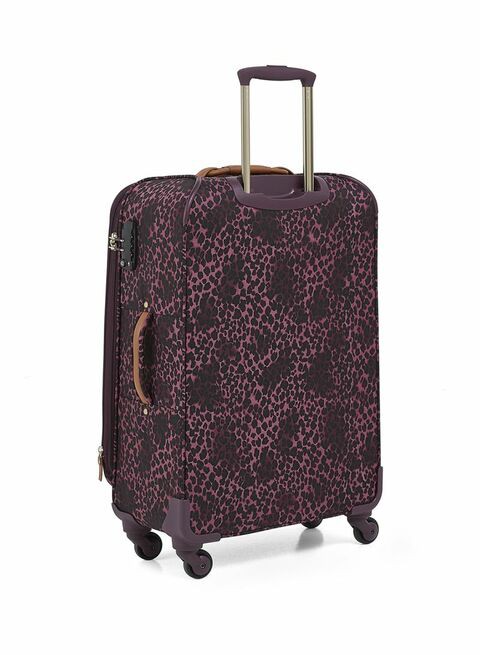 Regency Leopard Purple Premium Style 4-wheel Trolley 23inch - RLT 001