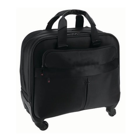 Santhome Lapovo Computer Case Trolley, Black