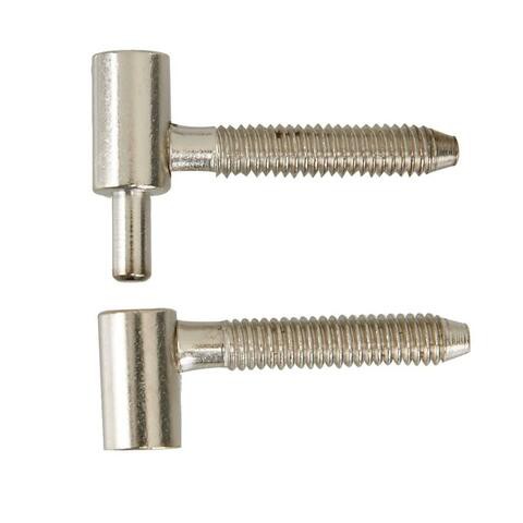 Hettich Drill-In Hinge &ndash; Nickel Plated (8 X 28 Mm, 2 Pieces)