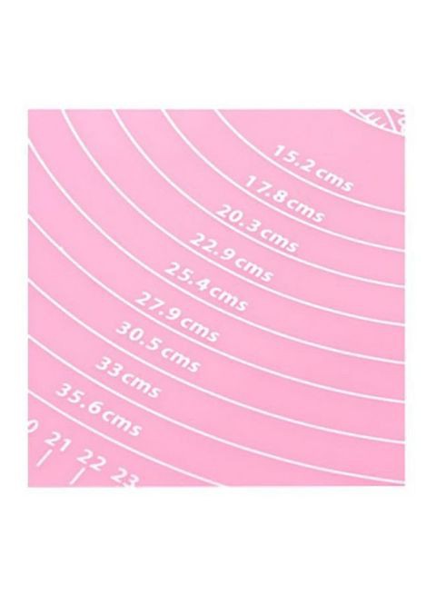 Generic Baking Mat Pink 50X40cm