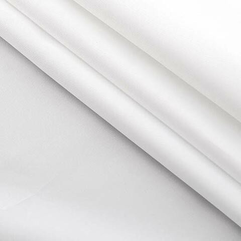 Ufriday 36 Inch Shower Liner, Solid White Fabric Shower Curtain, Waterproof, Suitable For Any Decor And Hotel, Stall Size 36 X 72