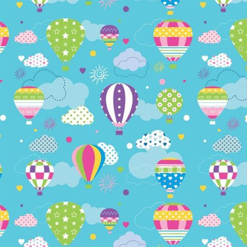 BalloonsBlackout Roller Blinds W: 200cm H: 200cm