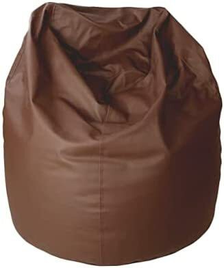 Luxe Decora PVC Bean Bag (Brown)