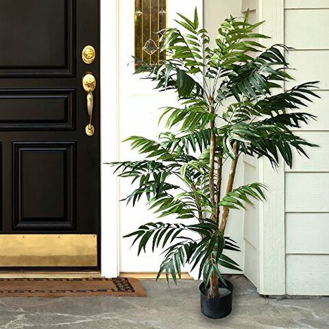 Pure Garden 50-10004 5 Foot Tropical Palm Artificial Tree, 30x30