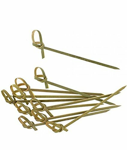 amscan 401254 Small Bamboo Knot Party Frill Picks, 100 Ct., 2.5