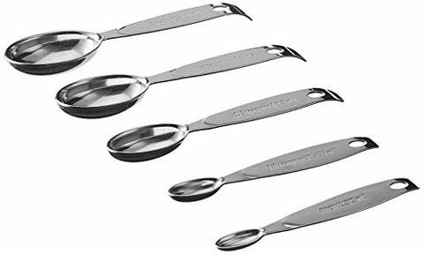 Cuisipro Stainless Steel Measuring Spoon Set, Odd Sizes