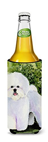 Caroline&#39;s Treasures Ss8712Muk Bichon Frise Ultra Beverage Insulators For Slim Cans, Slim Can, Multicolor