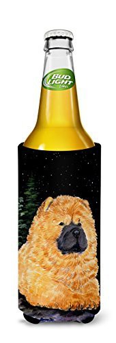 Caroline&#39;s Treasures Ss8489Muk Starry Night Chow Chow Ultra Beverage Insulators For Slim Cans, Slim Can, Multicolor