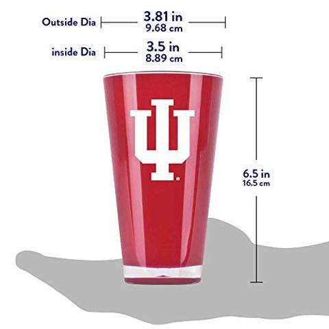 Duck House Ncaa Indiana Hoosiers 20Oz Insulated Acrylic Tumbler Set Of 2