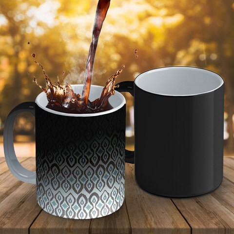 Sharon Turner: boardwalk ikat Color Changing Mug