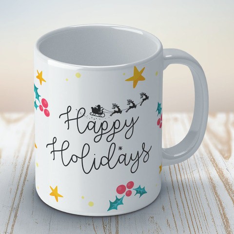 Happy Holidays Coffee Mug