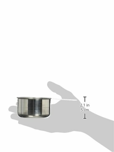 Crestware Stainless Steel Measuring Cup Set One Quarter Cup, One Third Cup, Half Cup, 1 Cup Measures