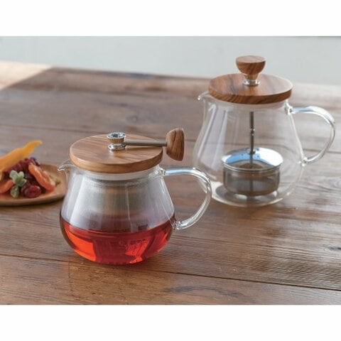 HARIO Tioru Wood Tea Kettle, 450ml