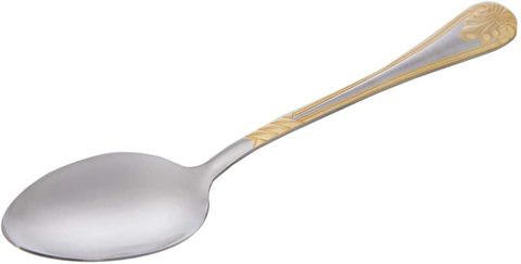 3PCS DINNER SPOON -GOLD -GLD  -CT-394DS