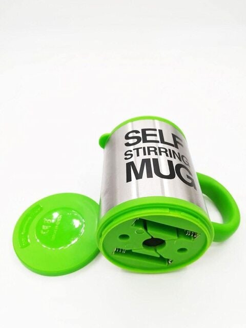 The Mohrim Self Stirring Mug Coffee Cup Tea Auto Mixer Drink Insulate Stainless (Green)