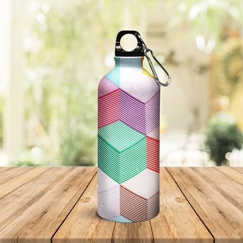 Hex patterns Sipper Bottle