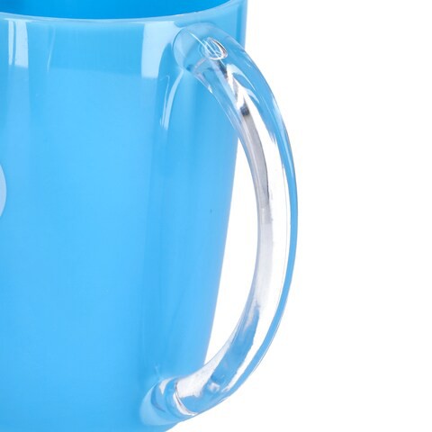 Delcasa Dc1321 400ml Water Cup With Handle - Portable Drinking Glass, Lead-Free Dishwasher Safe