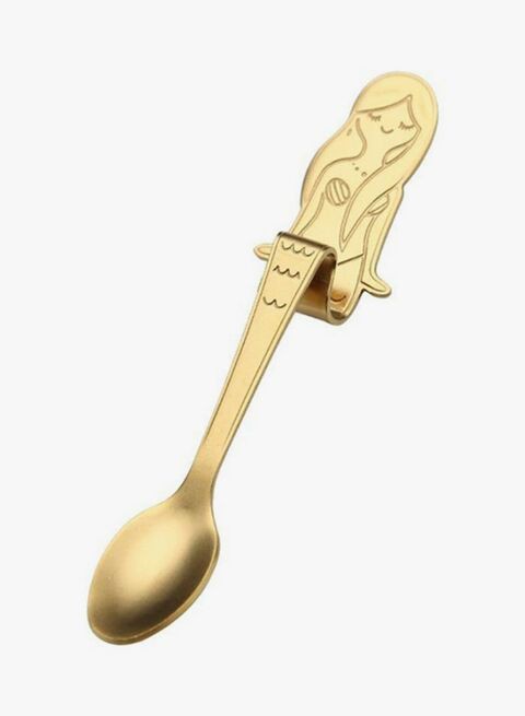 Everrich - Mermaid Stainless Steel Teaspoon Gold 17.4G