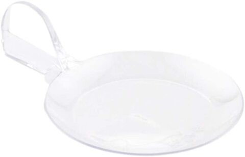 Restaurantware Fish Shaped Tasting Plate, Fish Appetizer Plate, Dessert Plate - Clear - Plastic - Disposable - 100Ct Box