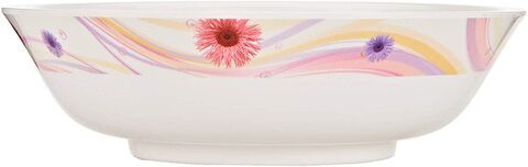 Servewell 21 cm Flower Fashion Bowl, White