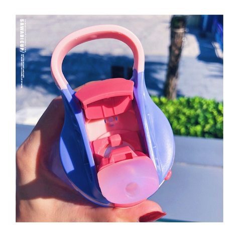 COOLBABY-1 pc 500ml  Kids Water Bottle Kids Children Straw Water Bottle Outdoors  Portable Sports Baby Drinks Bottle