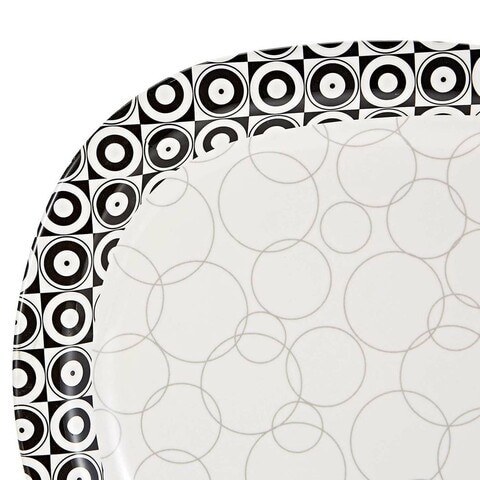 Servewell Mix And Match Oval Serving Plate Black 30x25cm