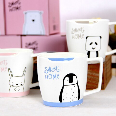 Generic Fashion Animal Cup 320ML 10*10*7CM Blue