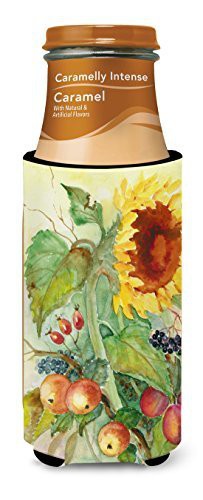 Caroline&#39;s Treasures Bmbo0699Muk Autumn Flowers Ii By Maureen Bonfield Ultra Beverage Insulators For Slim Cans, Slim Can, Multicolor