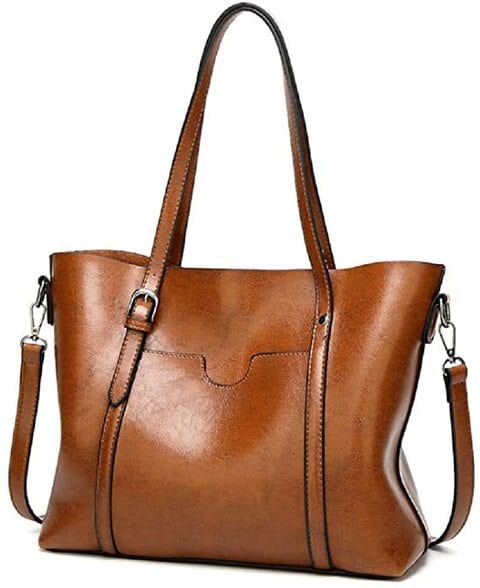 Doreen Women PU Leather Tote Bag Large Capacity Shoulder Bags Waterproof ANTI-Scratch Handbag（GC1356A）