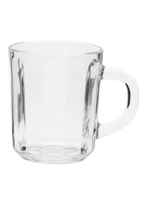 Delcasa 3-Piece Glass Cup Set With Handle Clear 8ounce