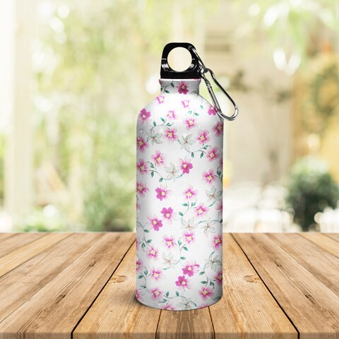 Linda Wood: Floral Pattern Sipper Bottle