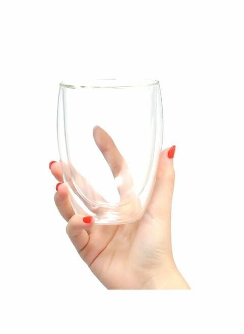 Generic - Double Wall Glass Cup White