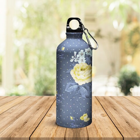 Linda Wood: Flower Pattern Sipper Bottle