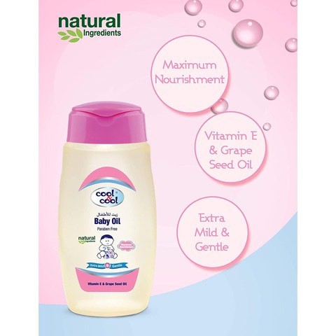 Cool &amp; Cool Baby Oil Extra Mild 500ml