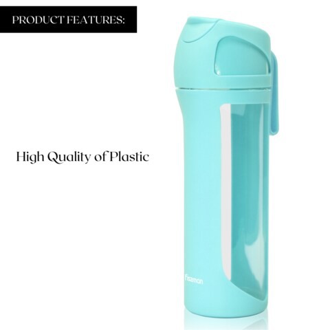 Fissman Plastic Mint Green Water Bottle with Leakproof