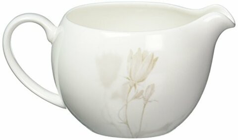 Mikasa Floral Mist 10-Ounce Creamer, Beige