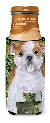 Caroline&#39;s Treasures Ss8735Muk English Bulldog Ultra Beverage Insulators For Slim Cans, Slim Can, Multicolor